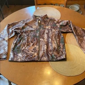 ScentLok mid weight zip down jacket